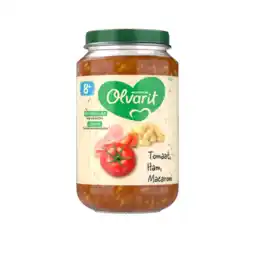 Albert Heijn Olvarit Tomaat ham macaroni 8m+ aanbieding
