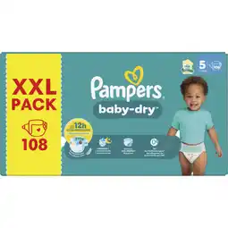 Albert Heijn Pampers Baby-dry luiers XXL pack maat 5 aanbieding