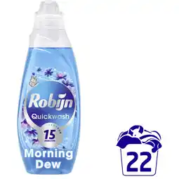 Albert Heijn Robijn Quickwash morning dew wasmiddel aanbieding
