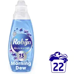 Albert Heijn Robijn Quickwash morning dew wasmiddel aanbieding