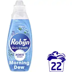 Albert Heijn Robijn Quickwash morning dew wasmiddel aanbieding