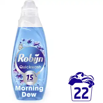Albert Heijn Robijn Quickwash morning dew wasmiddel aanbieding