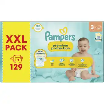 Albert Heijn Pampers Premium protection luiers 3 XXL pack aanbieding