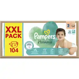 Albert Heijn Pampers Harmonie luiers xxl pack maat 3 aanbieding