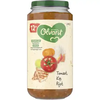 Albert Heijn Olvarit Tomaat kip rijst 12m+ aanbieding