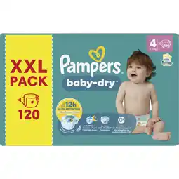 Albert Heijn Pampers Baby-dry luiers XXL pack maat 4 aanbieding