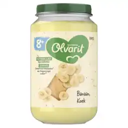 Albert Heijn Olvarit Banaan koek 8m+ aanbieding