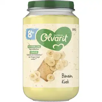 Albert Heijn Olvarit Banaan koek 8m+ aanbieding