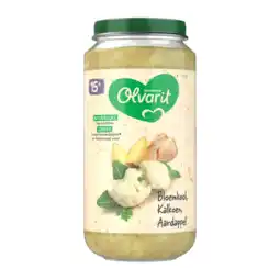 Albert Heijn Olvarit Bloemkool kalkoen aardappel 15m+ aanbieding