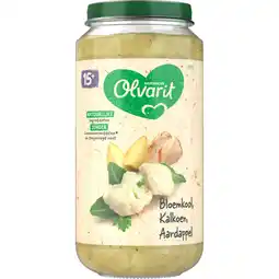 Albert Heijn Olvarit Bloemkool kalkoen aardappel 15m+ aanbieding