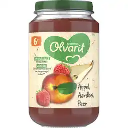 Albert Heijn Olvarit Appel aardbei peer 6m+ aanbieding