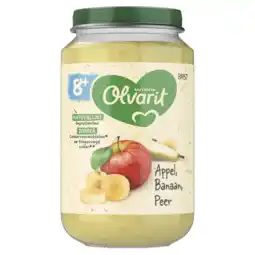 Albert Heijn Olvarit Appel banaan peer 8m+ aanbieding