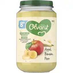 Albert Heijn Olvarit Appel banaan peer 8m+ aanbieding
