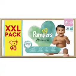 Albert Heijn Pampers Harmonie luiers xxl pack maat 4 aanbieding