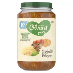 Albert Heijn Olvarit Spaghetti bolognese 8m+ aanbieding