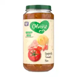 Albert Heijn Olvarit Spaghetti tomaat ham 18m+ aanbieding
