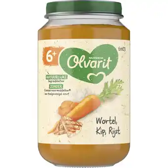 Albert Heijn Olvarit Wortel kip rijst 6m+ aanbieding