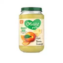 Albert Heijn Olvarit Appel banaan sinaasappel 6m+ aanbieding