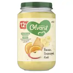 Albert Heijn Olvarit Banaan sinaasappel koek 12m+ aanbieding