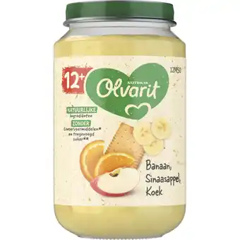 Albert Heijn Olvarit Banaan sinaasappel koek 12m+ aanbieding