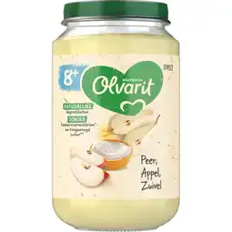 Albert Heijn Olvarit Peer appel zuivel 8m+ aanbieding