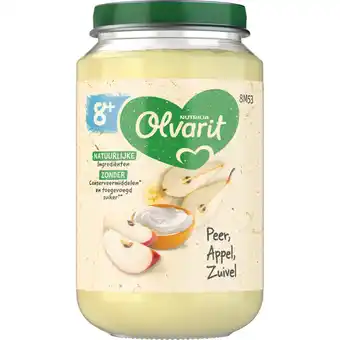 Albert Heijn Olvarit Peer appel zuivel 8m+ aanbieding