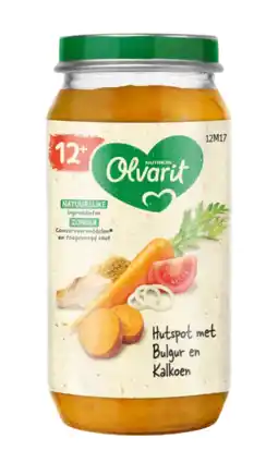 Albert Heijn Olvarit Hutspot met bulgur en linzen 12m+ aanbieding
