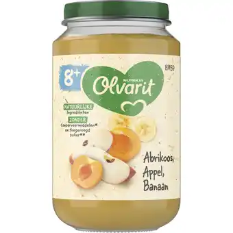 Albert Heijn Olvarit Abrikoos appel banaan 8m+ aanbieding