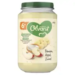 Albert Heijn Olvarit Banaan appel zuivel 6m+ aanbieding