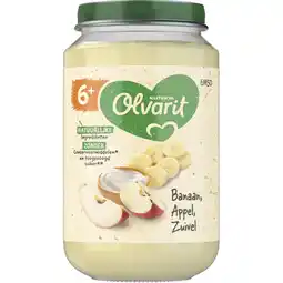Albert Heijn Olvarit Banaan appel zuivel 6m+ aanbieding