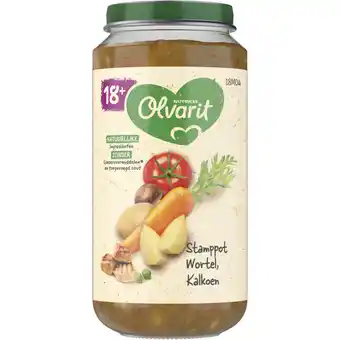 Albert Heijn Olvarit Stamppot wortel kalkoen 18m+ aanbieding