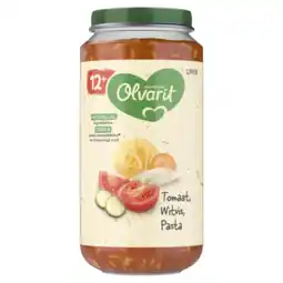 Albert Heijn Olvarit Tomaat witvis pasta 12m+ aanbieding