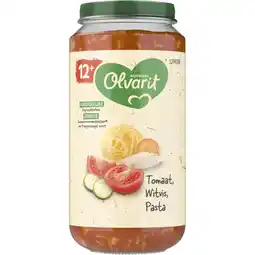 Albert Heijn Olvarit Tomaat witvis pasta 12m+ aanbieding