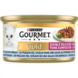 Albert Heijn Gourmet Gold luxe mix met zeevis & spinazie aanbieding