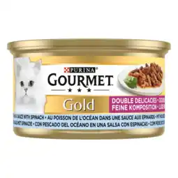 Albert Heijn Gourmet Gold luxe mix met zeevis & spinazie aanbieding