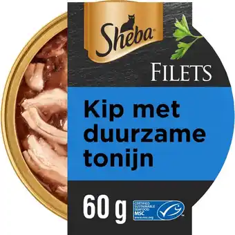 Albert Heijn Sheba Filets kip met duurzame tonijn aanbieding