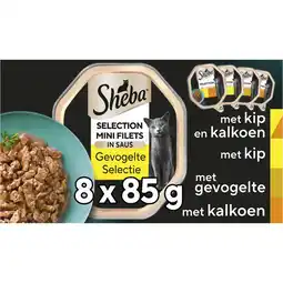 Albert Heijn Sheba Mini filets gevogelte in saus aanbieding