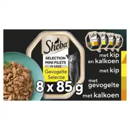 Albert Heijn Sheba Mini filets gevogelte in saus aanbieding