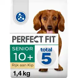 Albert Heijn Perfect fit Senior hondenbrokken kleine hond - kip aanbieding