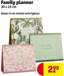 Kruidvat Family planner aanbieding