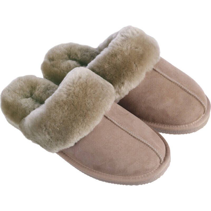 Sloffen Rustaagh Greyhound Sloffen suede taupe maat 38-39 aanbieding bij Albert Heijn