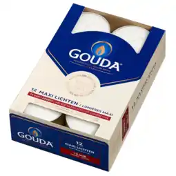 Albert Heijn Gouda Waxinelichten maxi helder 10 uur aanbieding