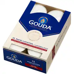 Albert Heijn Gouda Waxinelichten maxi helder 10 uur aanbieding