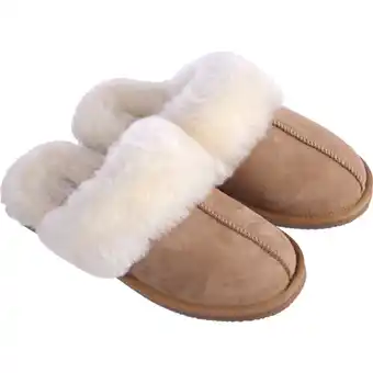Albert Heijn Greyhound Sloffen suede bruin maat 40-41 aanbieding