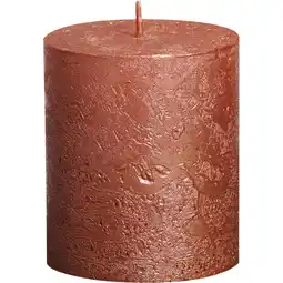 Albert Heijn Bolsius Rustieke kaars 8cm koper aanbieding