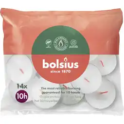 Albert Heijn Bolsius Theelichten maxi 10 uur aanbieding