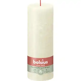 Albert Heijn Bolsius Rustieke kaars ivoor 19cm aanbieding