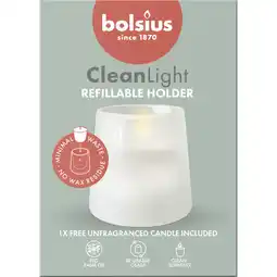 Albert Heijn Bolsius Starterkit clean light wit aanbieding