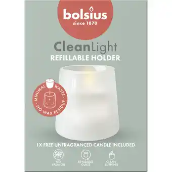 Albert Heijn Bolsius Starterkit clean light wit aanbieding