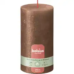 Albert Heijn Bolsius Rustieke kaars 13cm koper aanbieding